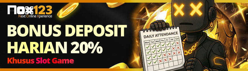 [Harian] 20% Deposit Bonus Slot
