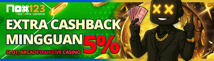 Cashback Slot, Arcade dan Live Casino