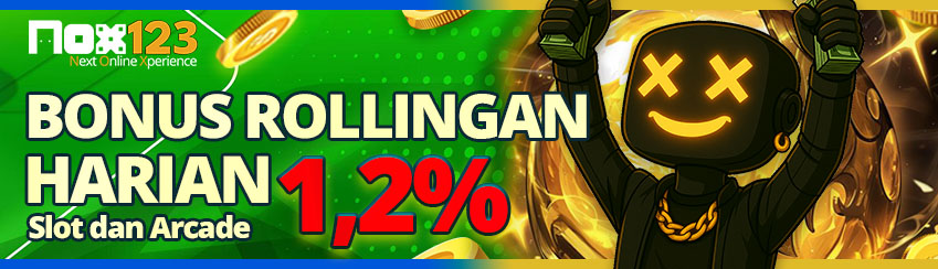 [Harian] Rollingan Slot & Arcade 1,2%